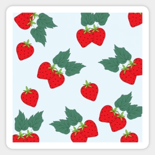 Strawberry Pattern Sticker